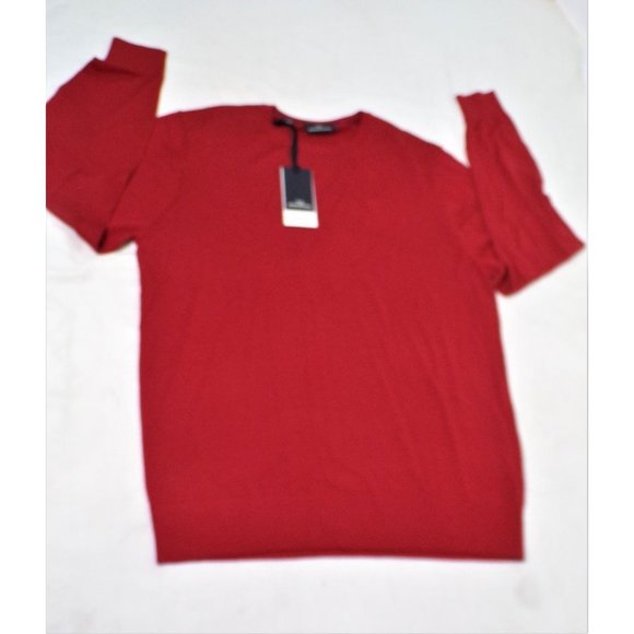 RODD & GUNN Hillend Wool Crew Neck Sweater Rust X-Large NEW - Picture 2 of 6